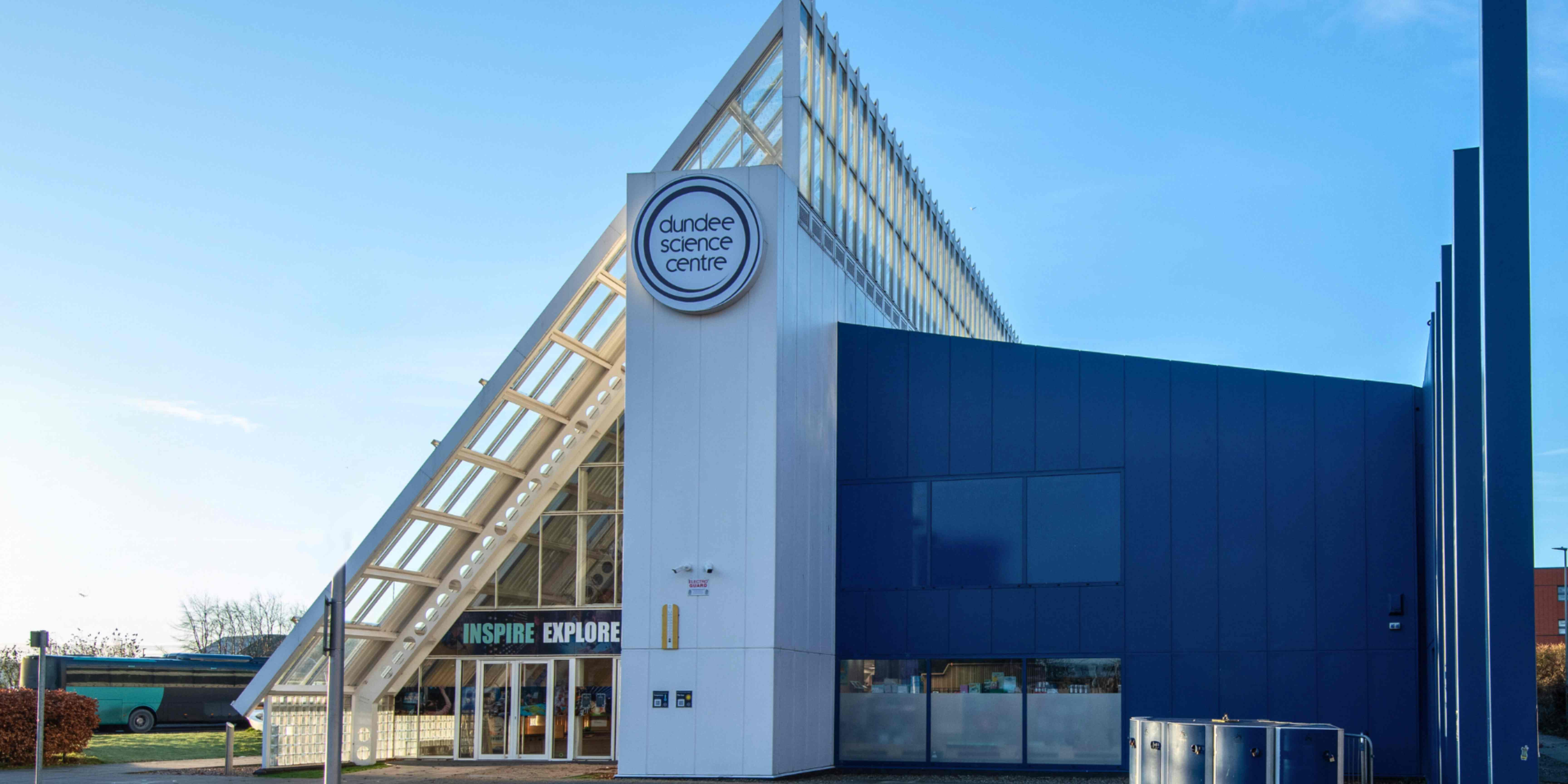 Front entrance of Dundee Science Centre