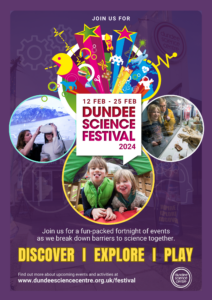 Dundee Science Festival Poster.